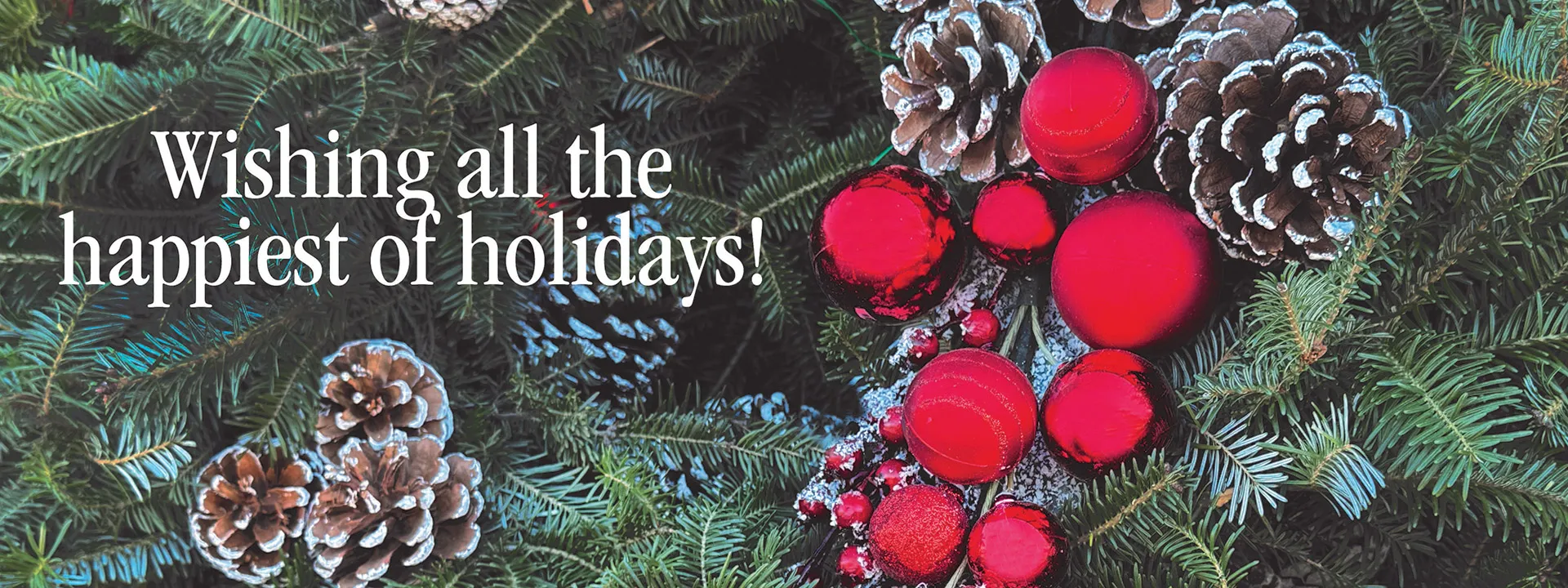 Wishing all the happiest of holidays!